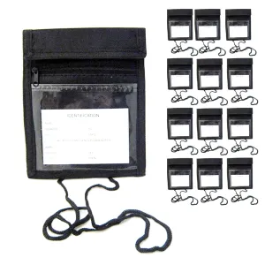 12X Travel Passport Holder Neck Pouch Documents Holder Hidden Wallet Wholesale