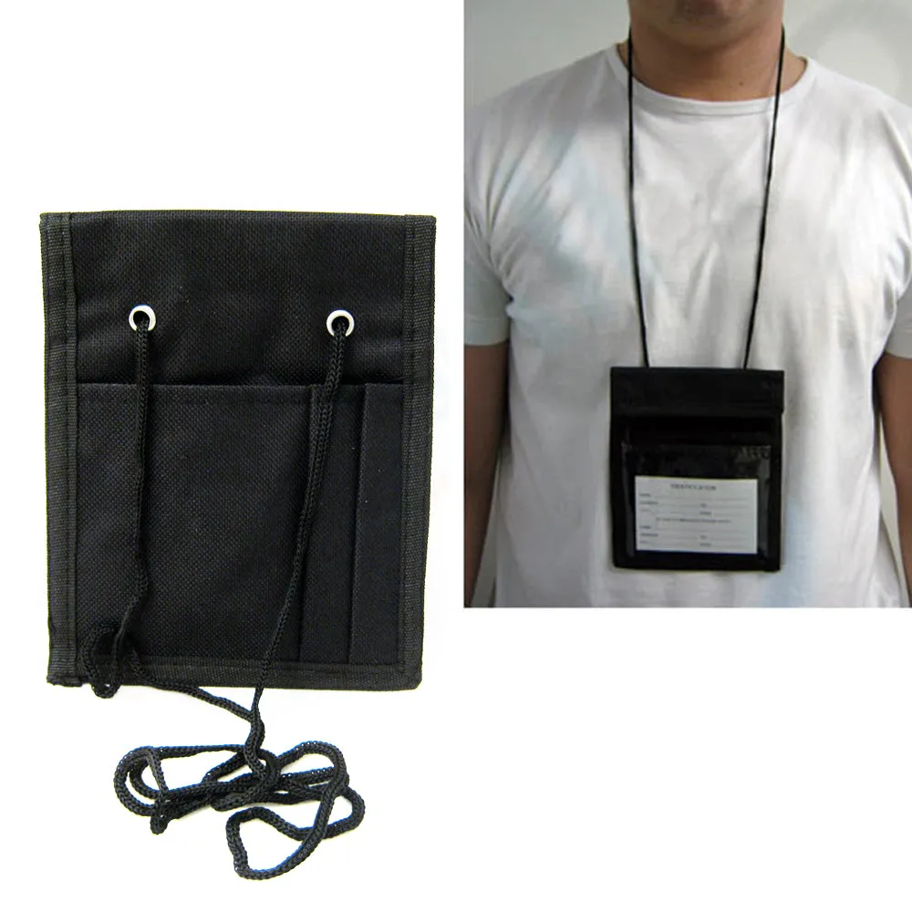 12X Travel Passport Holder Neck Pouch Documents Holder Hidden Wallet Wholesale