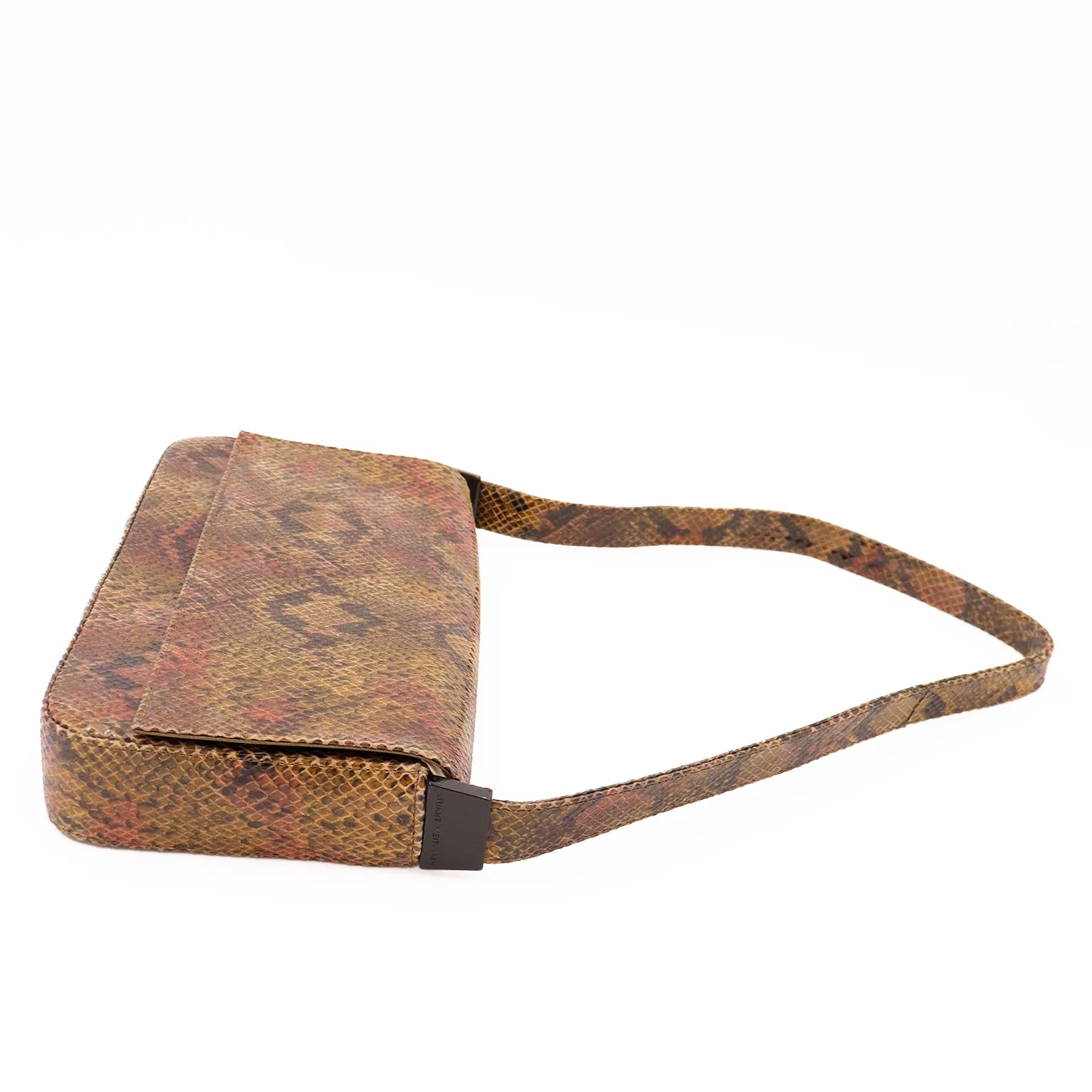 1990s Stuart Weitzman Made in Spain Snakeskin Shoulder Bag