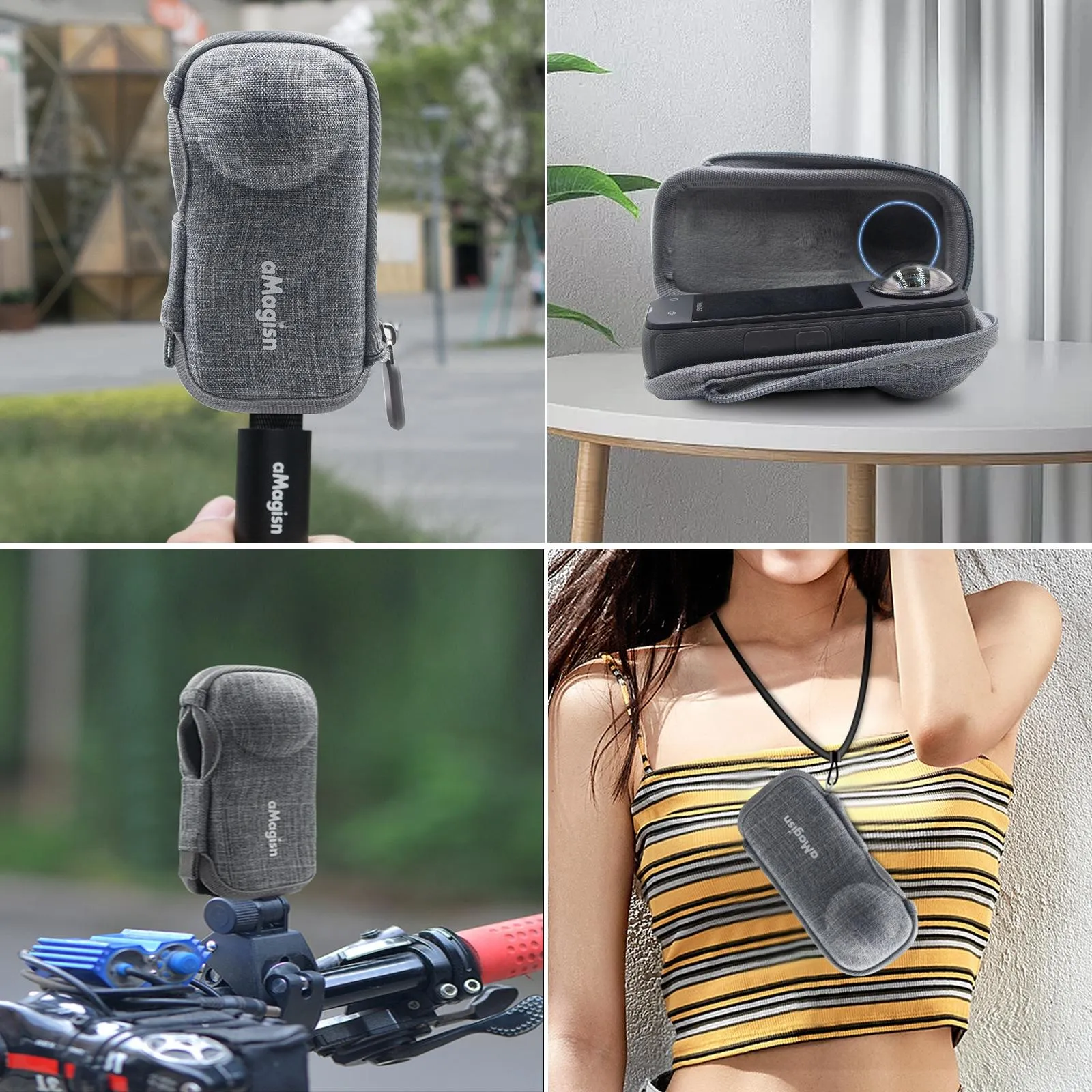 Amagisn Storage Bag for Insta360 X4 - Anti-scratch Carry Case