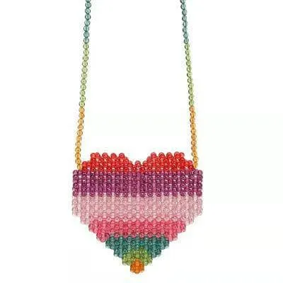 Beaded Heart Purse