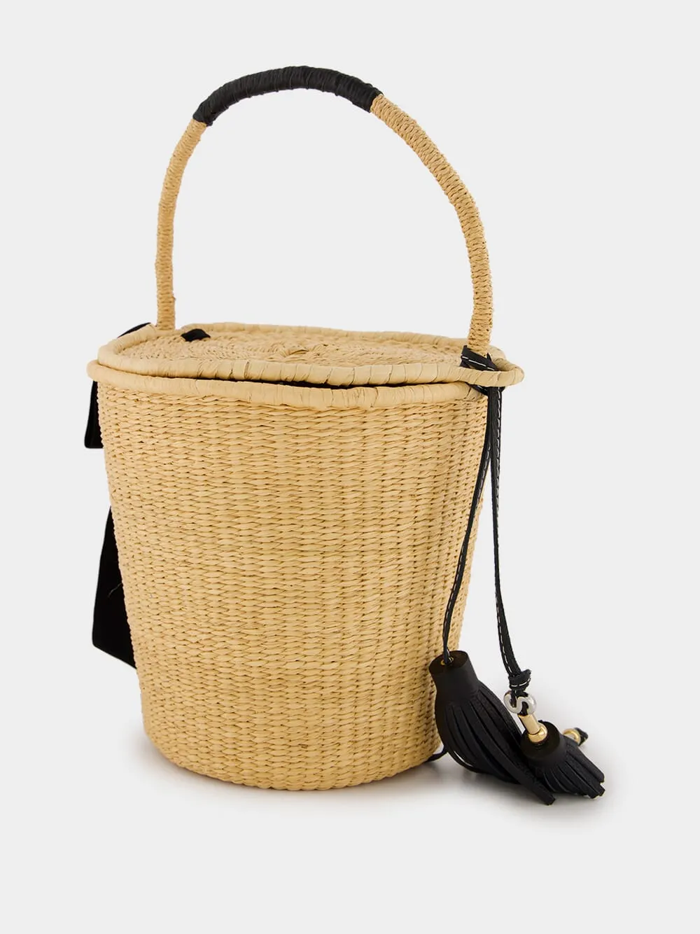 Birkin Basket with Leather Charms