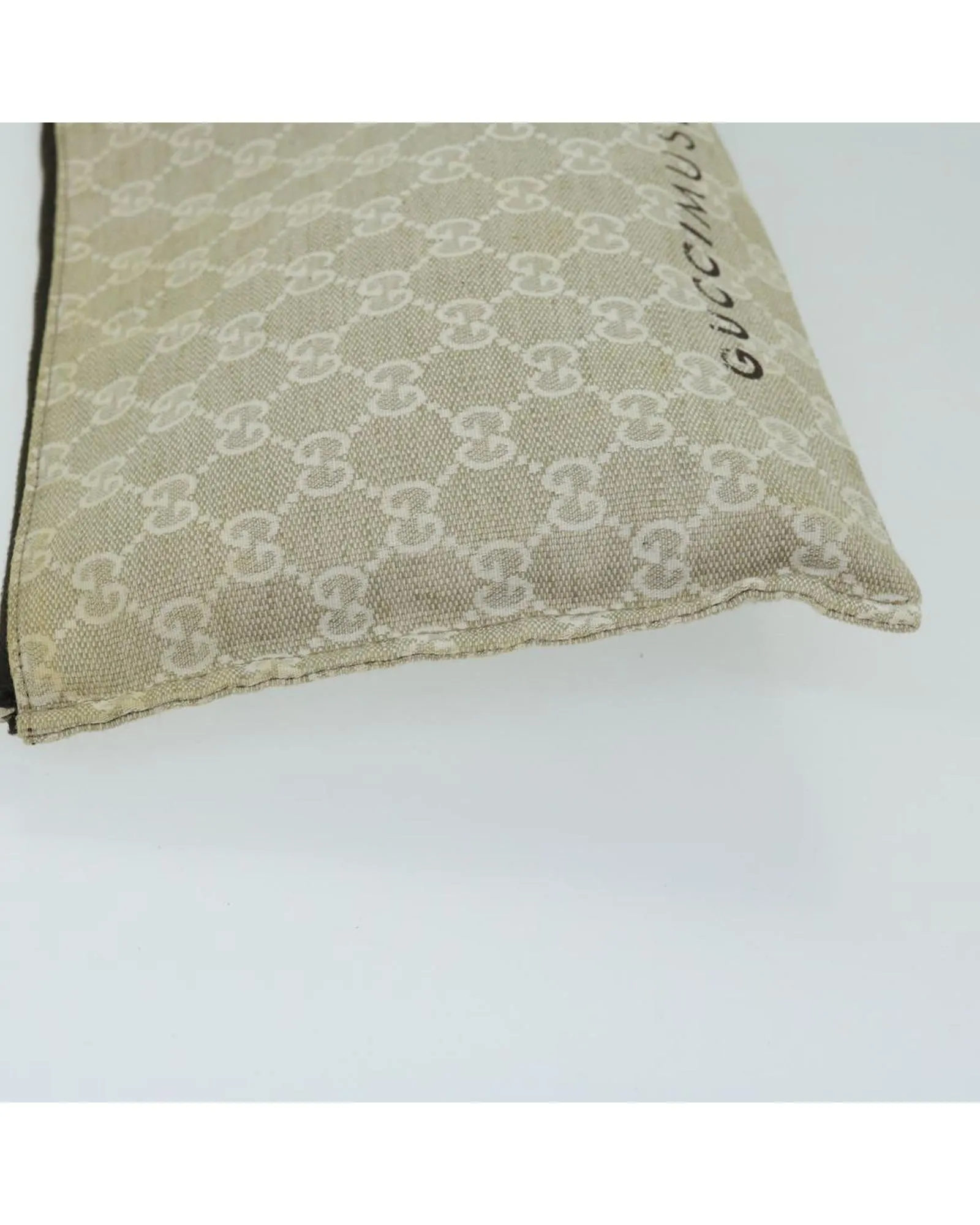 Canvas Pouch with GG Pattern