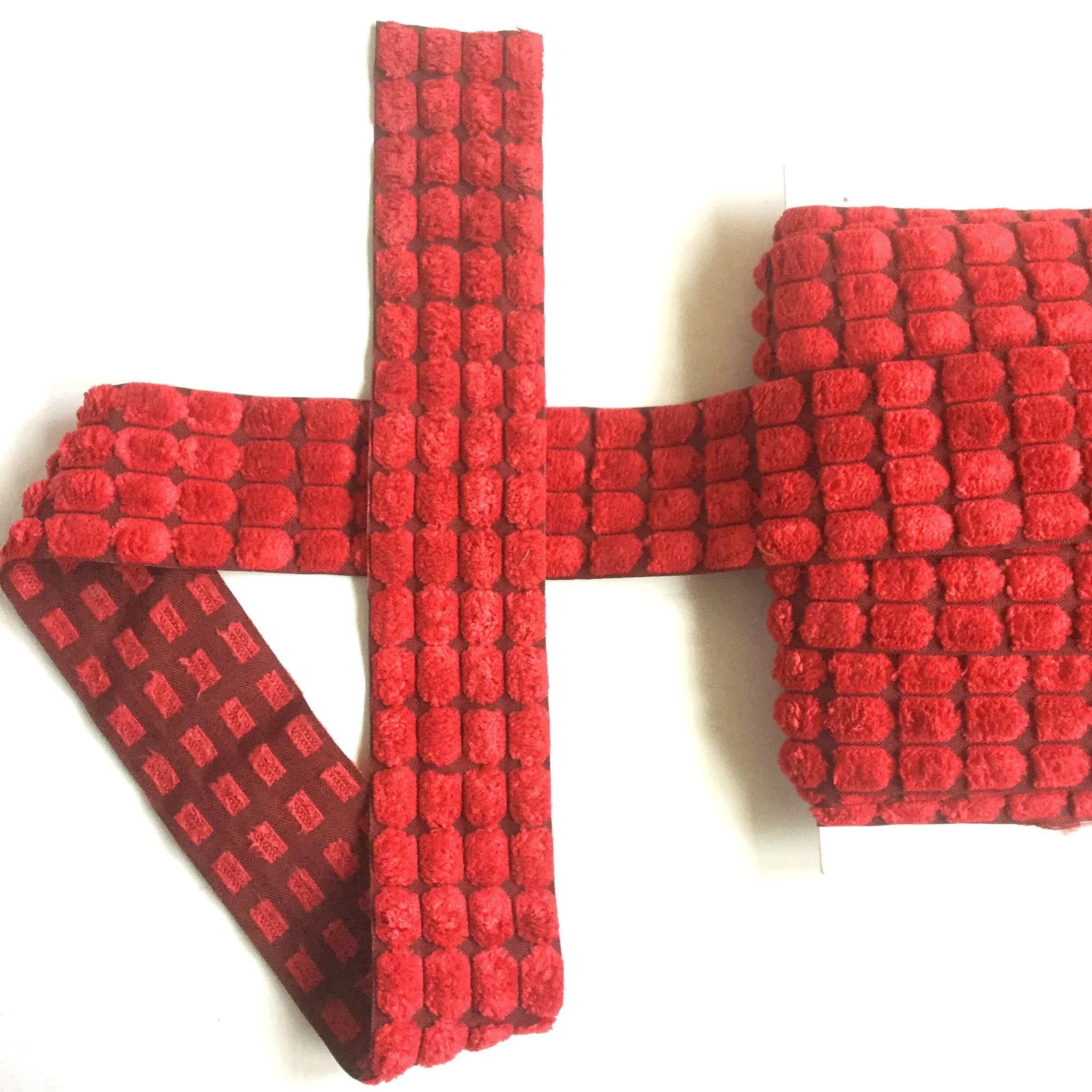 Chenille Dot Ribbon Trim - Multiple Colorways