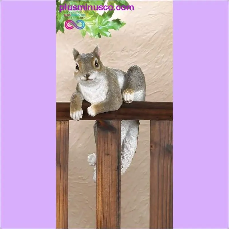 Climbing Chip Squirrel Decor ll Plusminusco.com