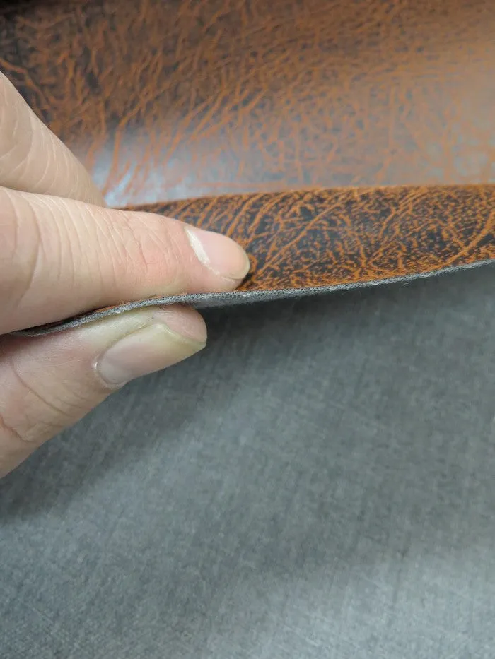 Espresso Distressed Velvet Flocking Vinyl / 30 Yard Roll