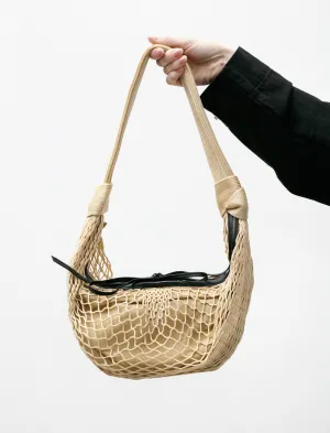 Fortune Croissant Filt Bag Light Beige
