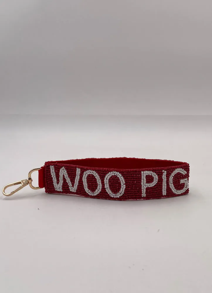Gameday Beaded Wristlet Keychain by Social Statement