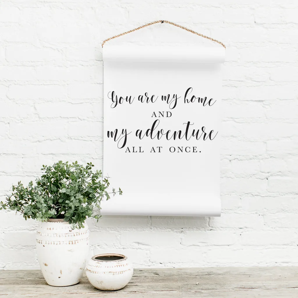 Home & Adventure Scroll