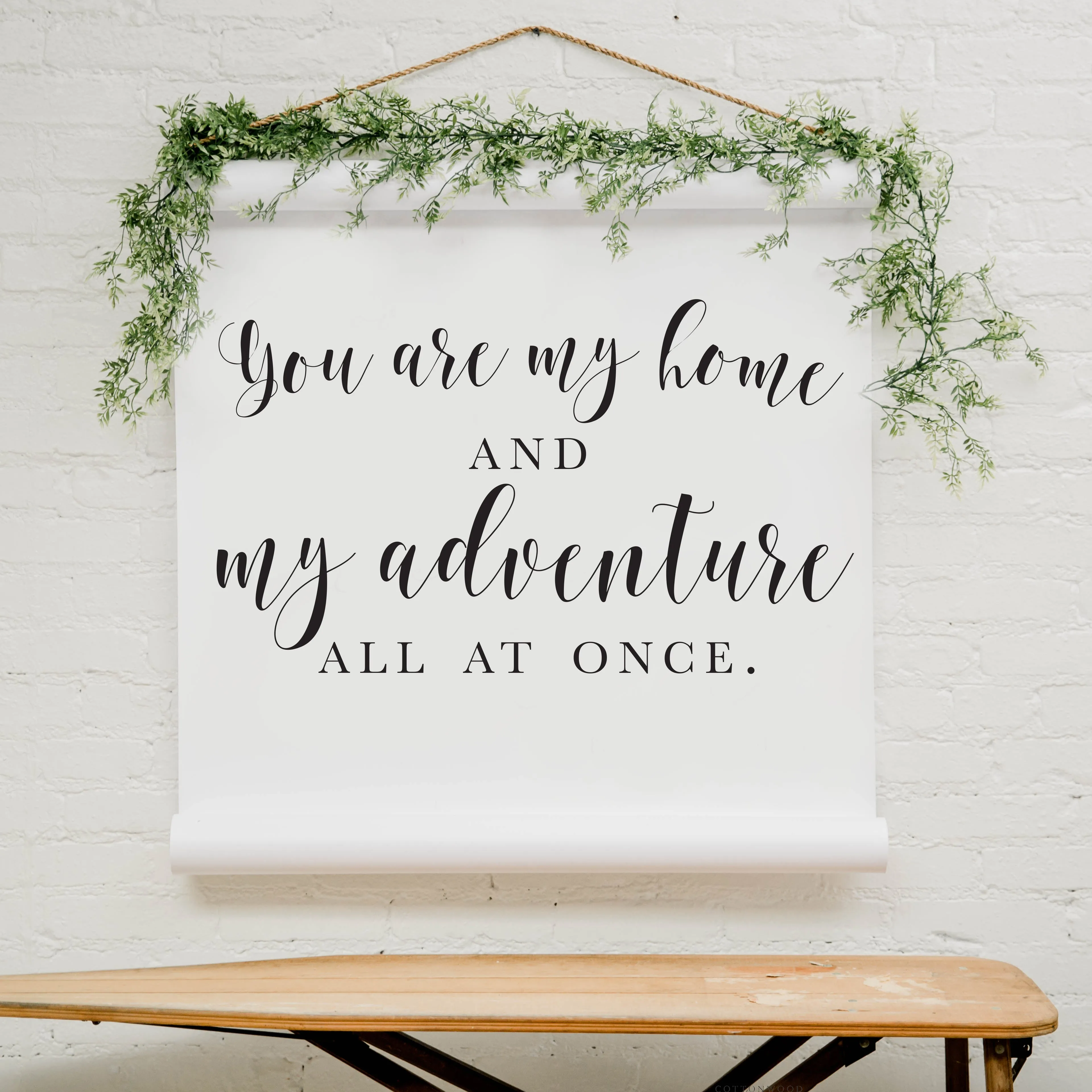 Home & Adventure Scroll