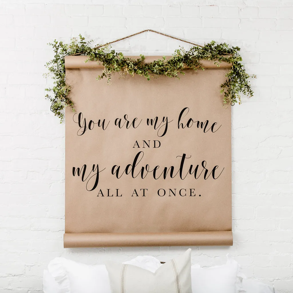 Home & Adventure Scroll