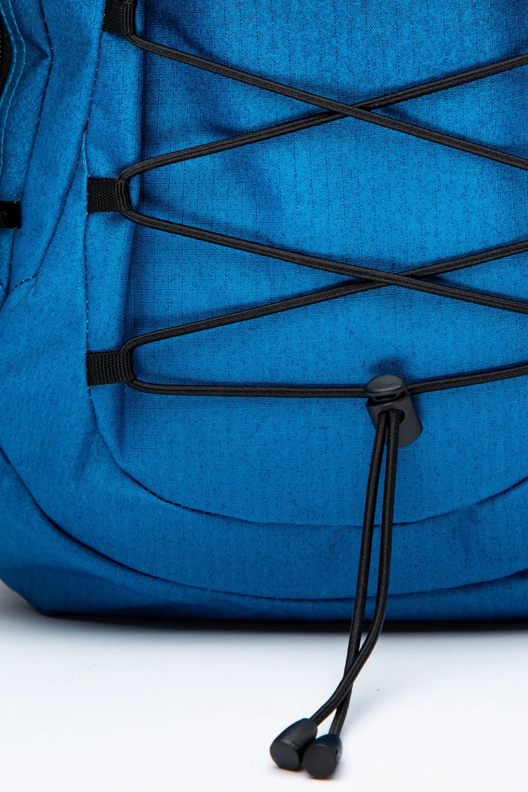 Hype Unisex Blue Speckle Fade Military Patch Maxi Backpack