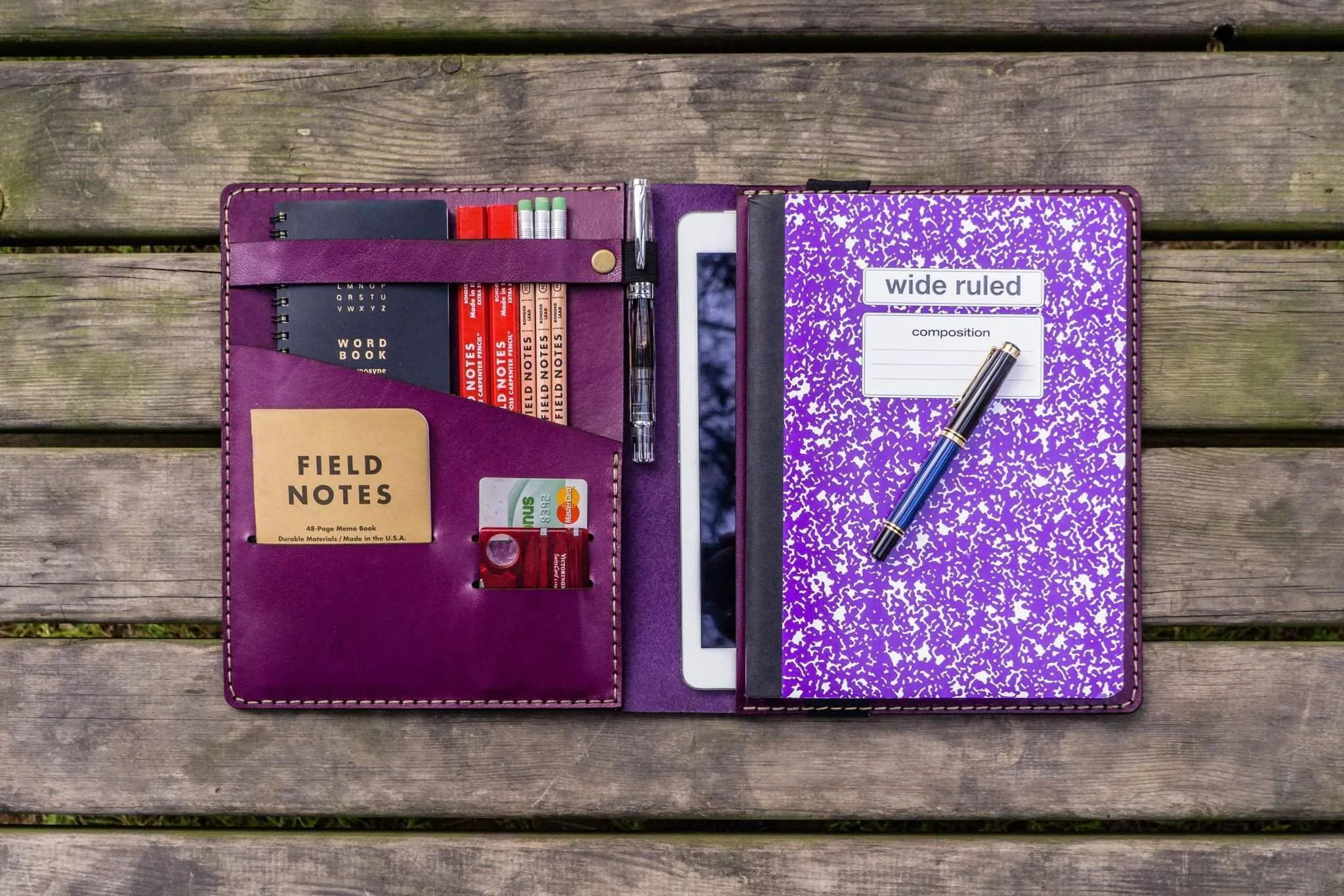 iPad Air/Pro & Extra Large Moleskine Cover - Purple
