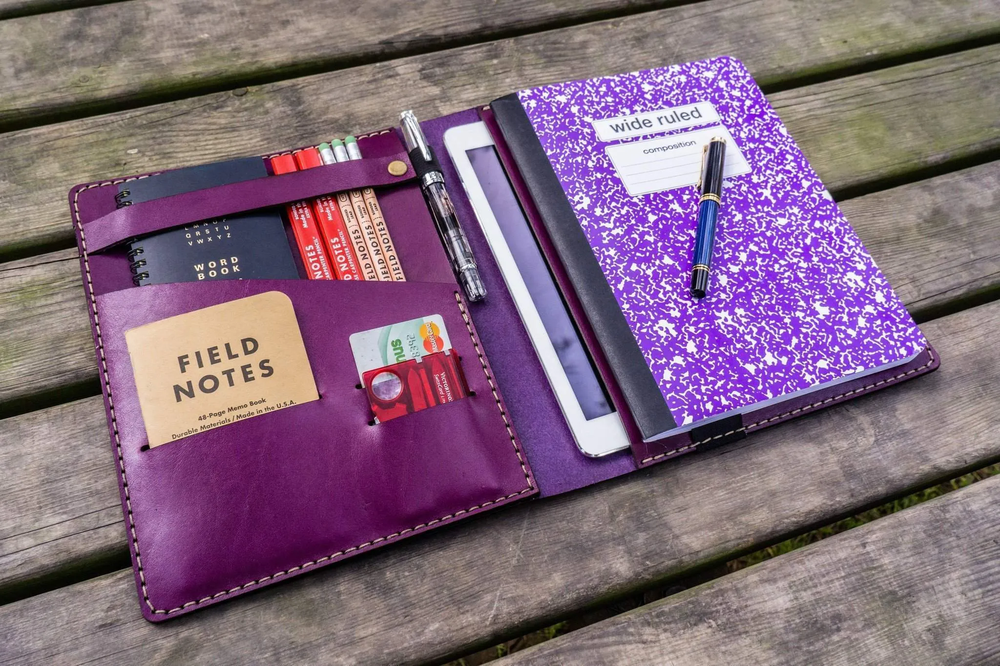 iPad Air/Pro & Extra Large Moleskine Cover - Purple