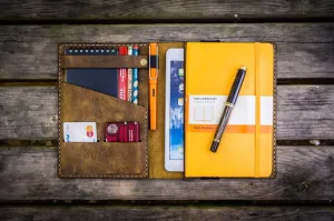 iPad Mini & Large Moleskine Cover - Crazy Horse Brown