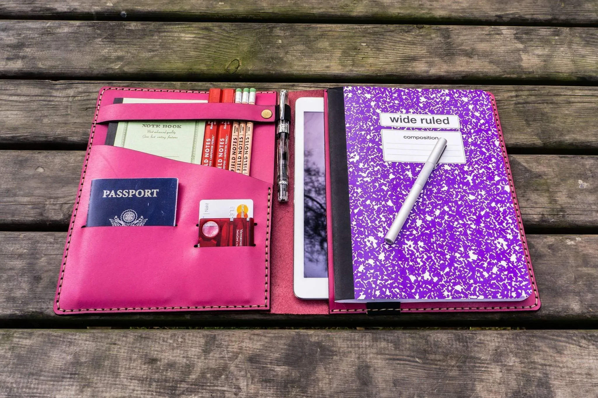 iPad Pro 11 - Pro 10.5 and B5 Size Notebook Cover - Pink