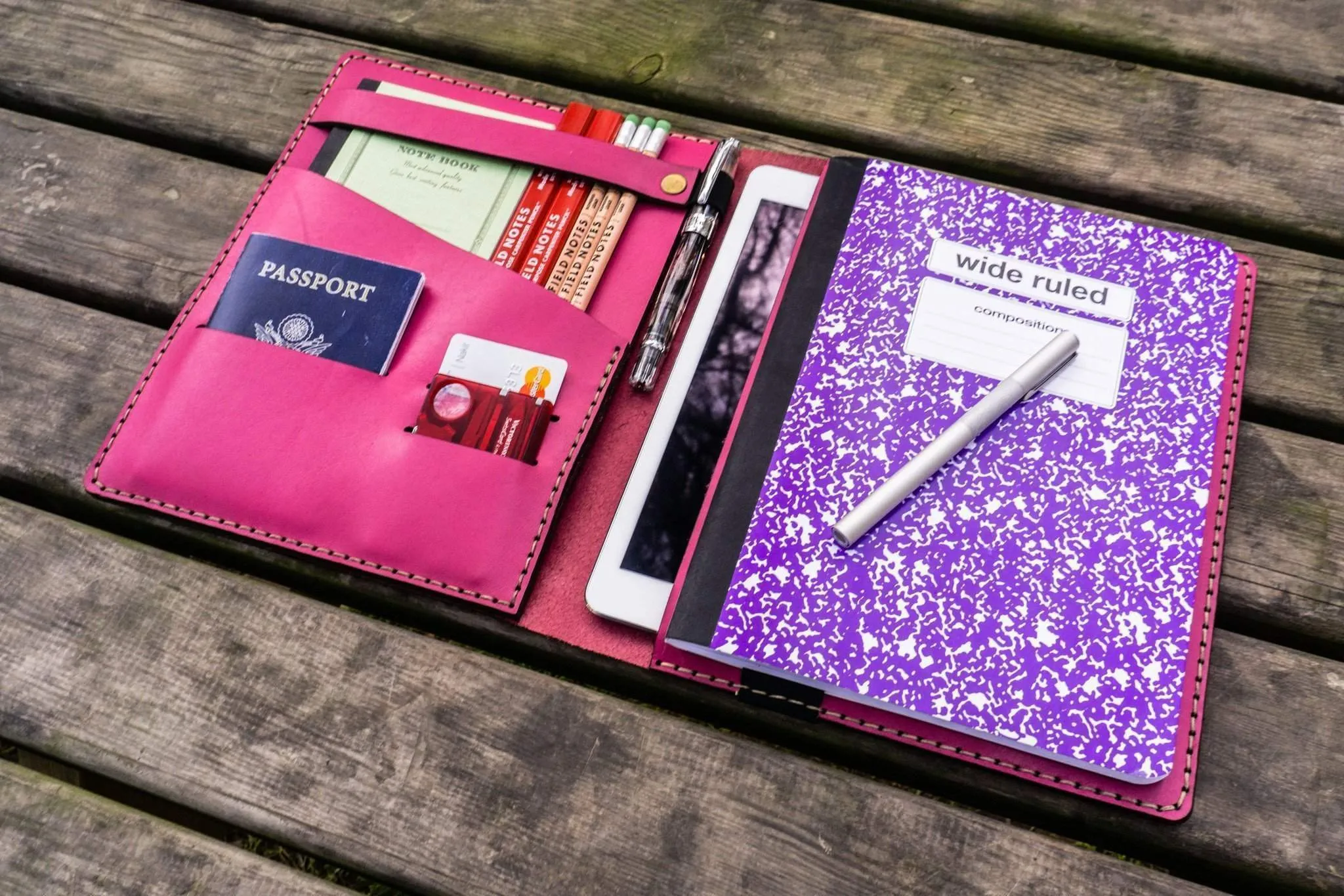 iPad Pro 11 - Pro 10.5 and B5 Size Notebook Cover - Pink