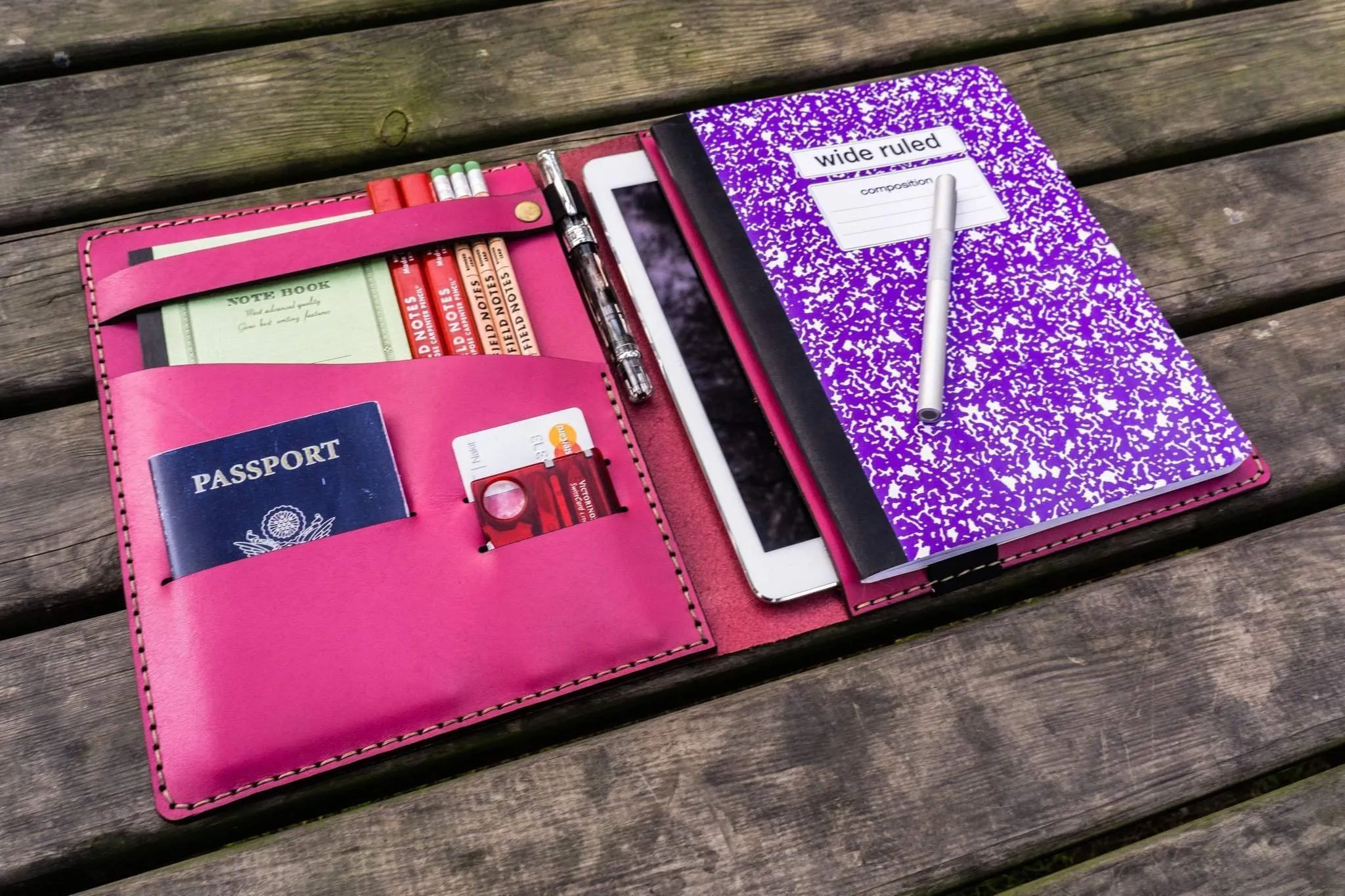 iPad Pro 11 - Pro 10.5 and B5 Size Notebook Cover - Pink