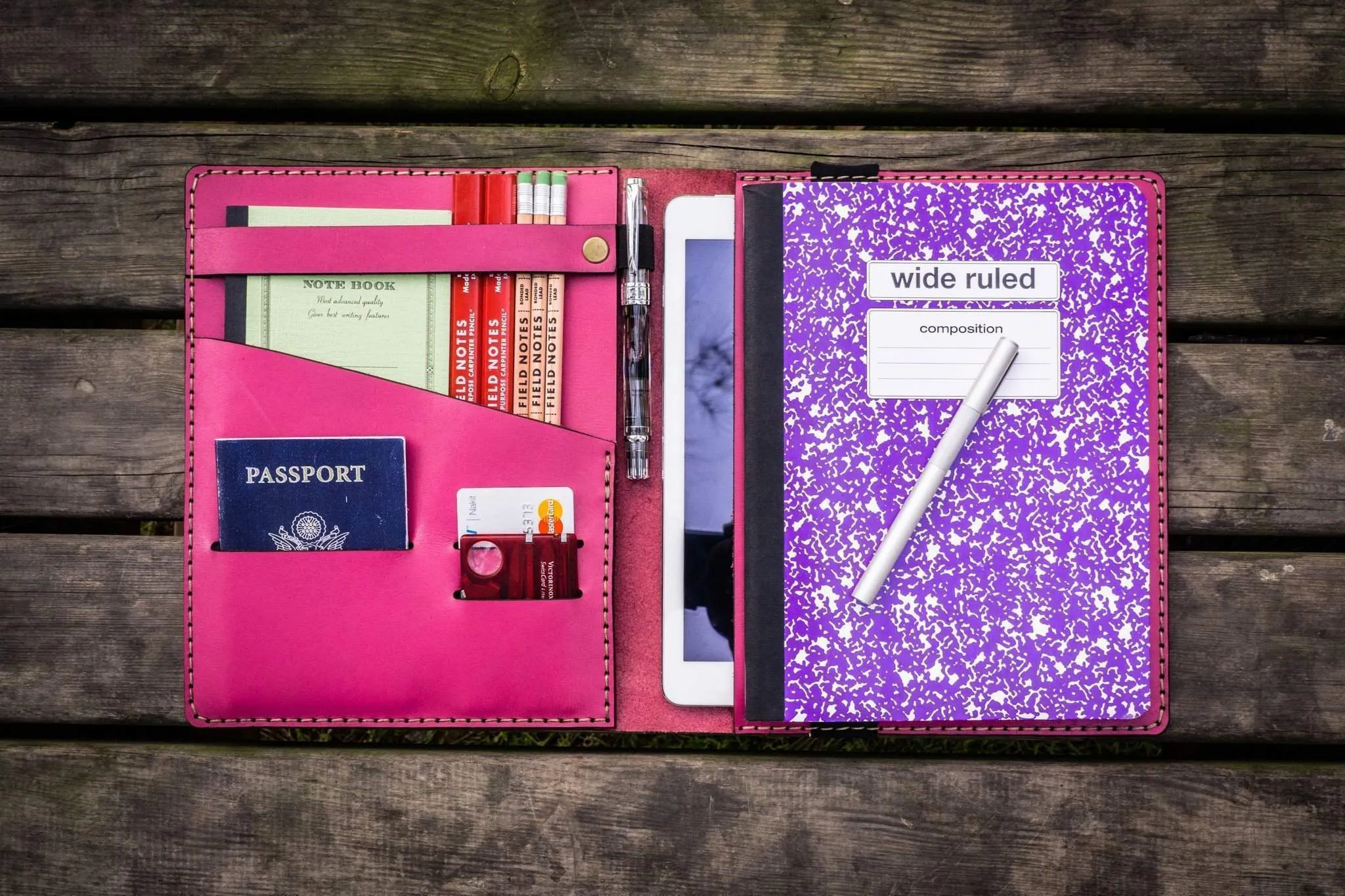 iPad Pro 11 - Pro 10.5 and B5 Size Notebook Cover - Pink