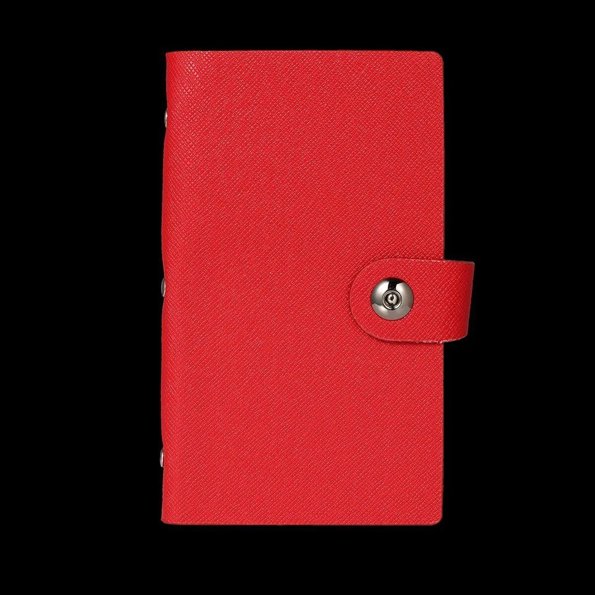 Leather 240/300 Slots Business/ID/Credit Card Holder Organizer, Magnetic Closure