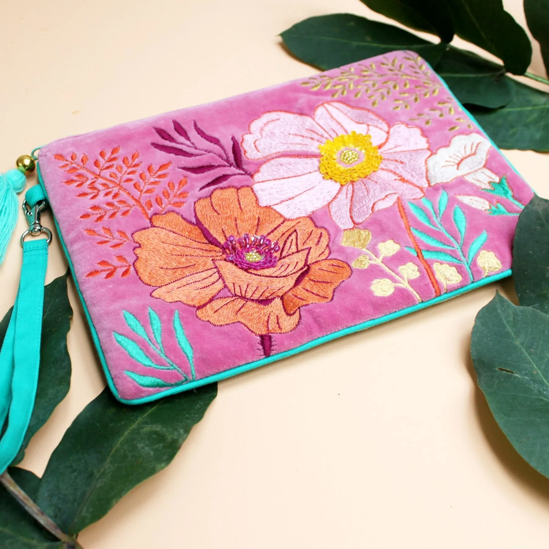 Posy Hot Pink Clutch Bag