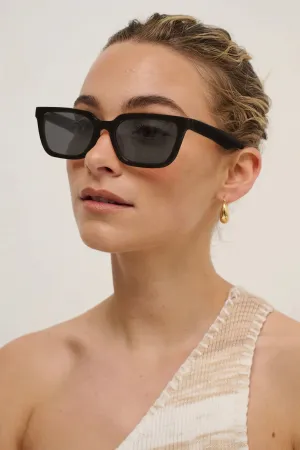 Rectangular Sunglasses Black