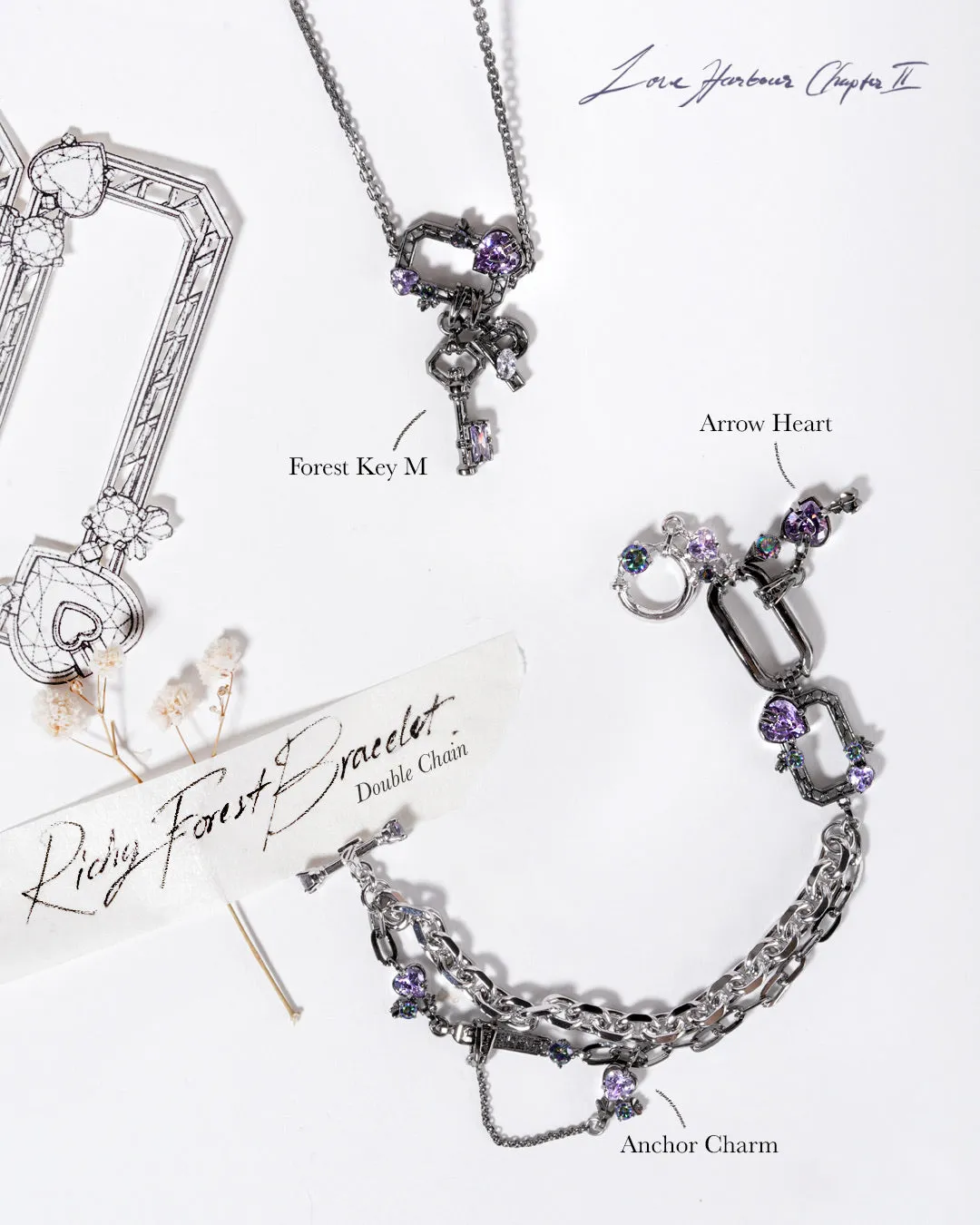 Richy Forest Bracelet (Double Chain)