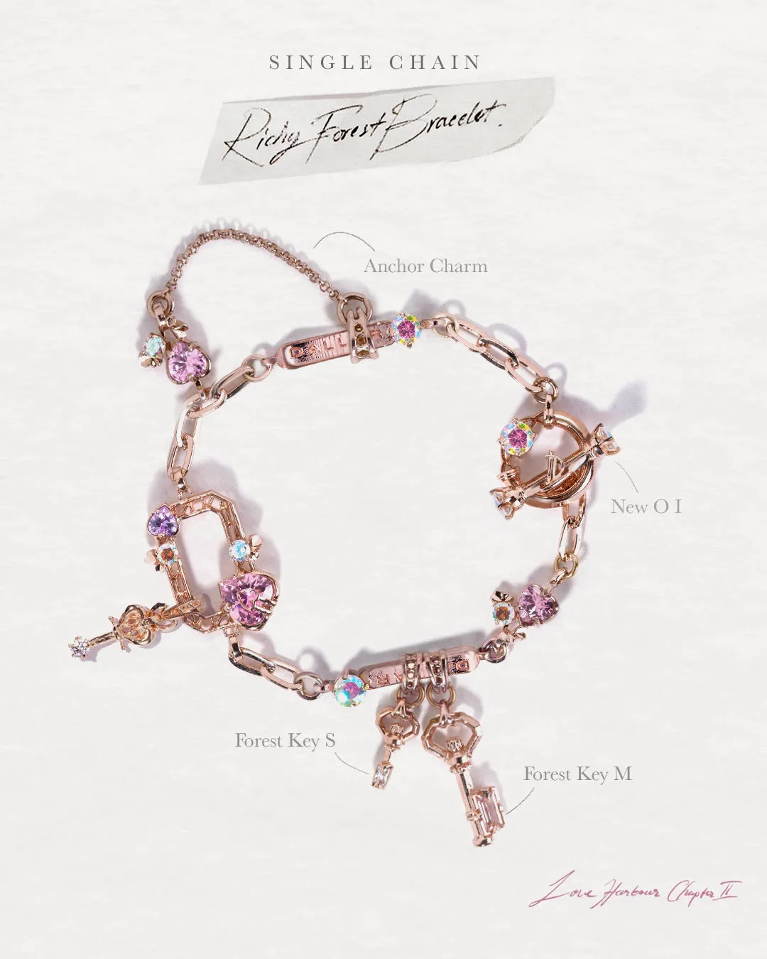Richy Forest Bracelet (Single Chain)