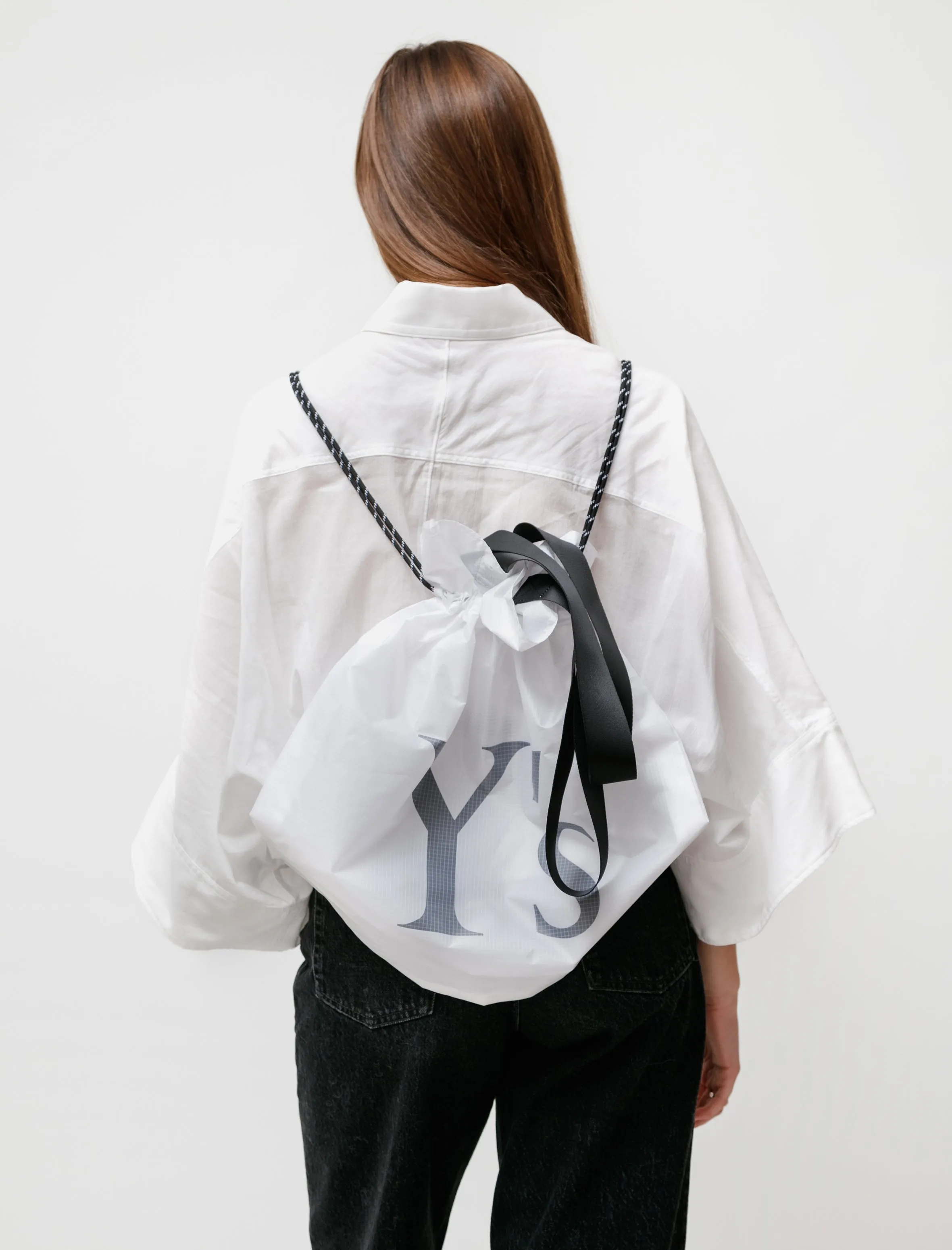 Ripstop Logo Backpack White