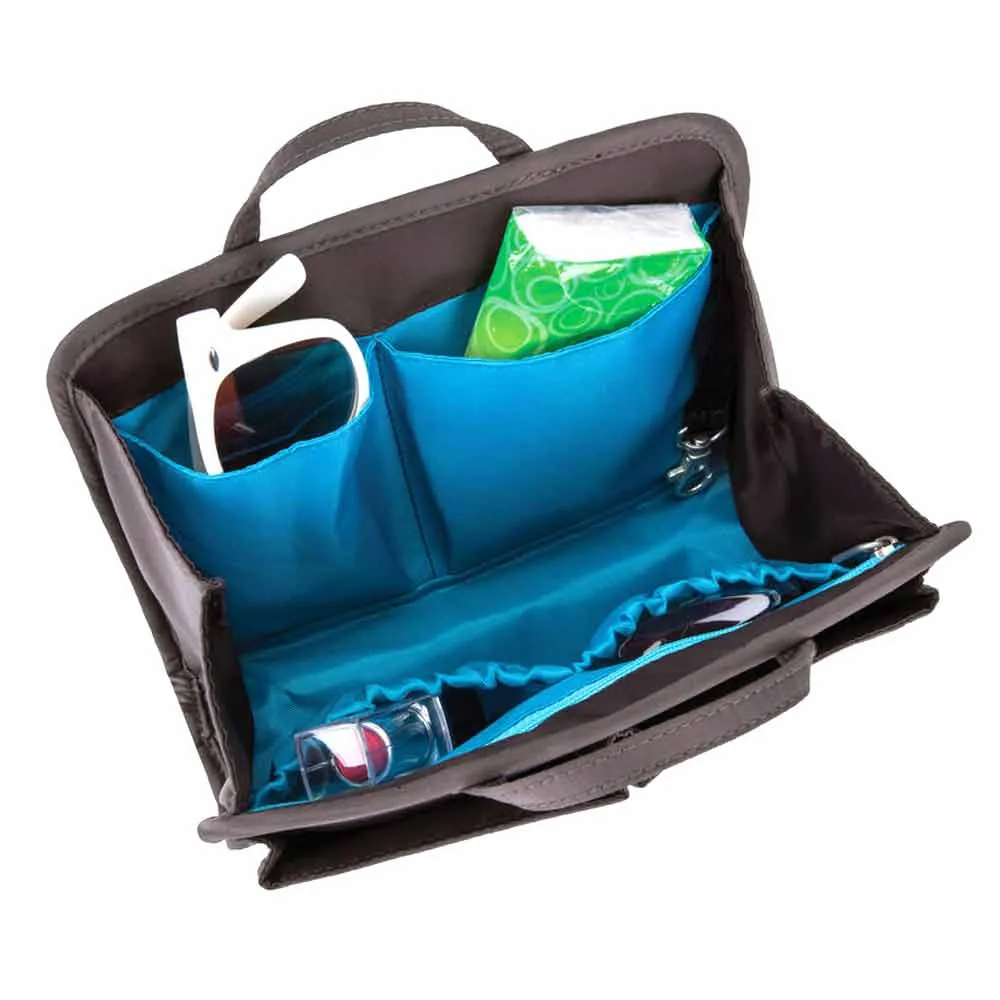 Travelon Large Purse Organizer RFID Blocking Ladies Stash Pouch Safe ID Travel