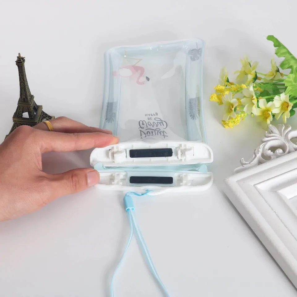 Waterproof Floating Phone Bag Pouch - Flamingo