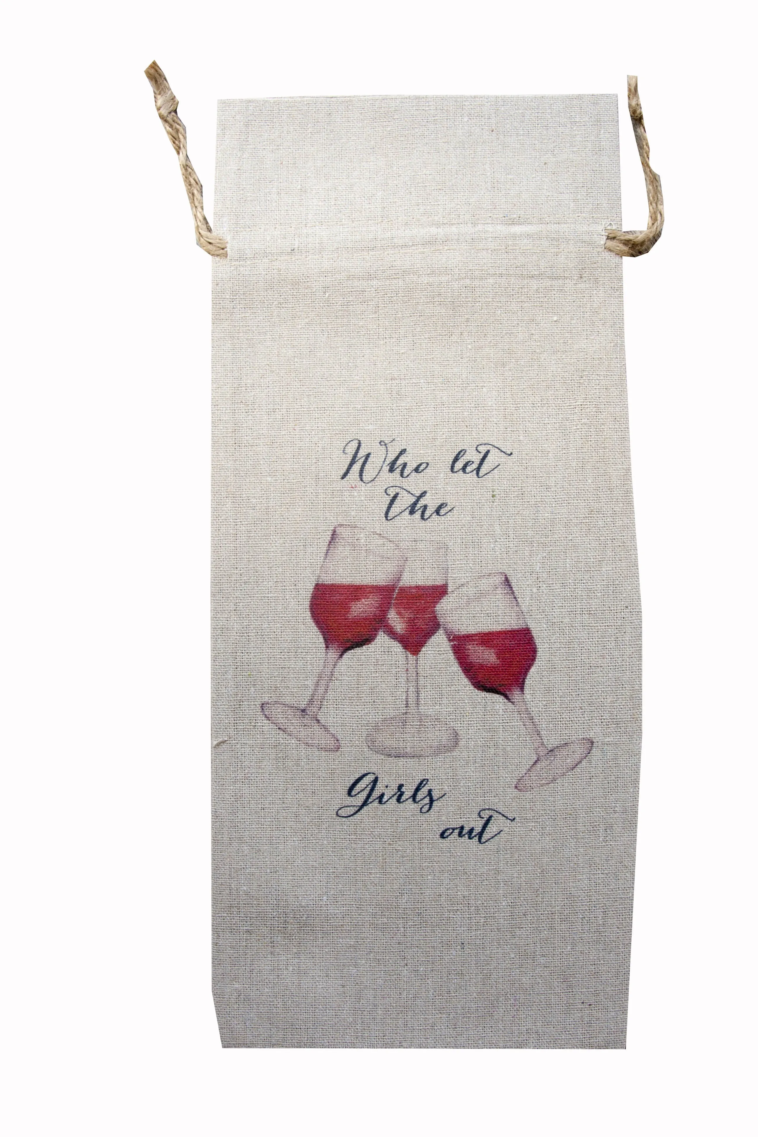 Who Let the Girls Out Wine Bag