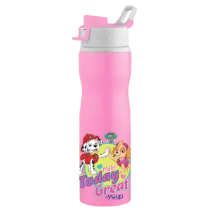 Youp Stainless steel pink color Paw Patrol kids loop cord bottle EXPERT - 750 ml